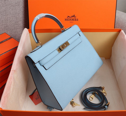 Bolsa Hermes Kelly Blue