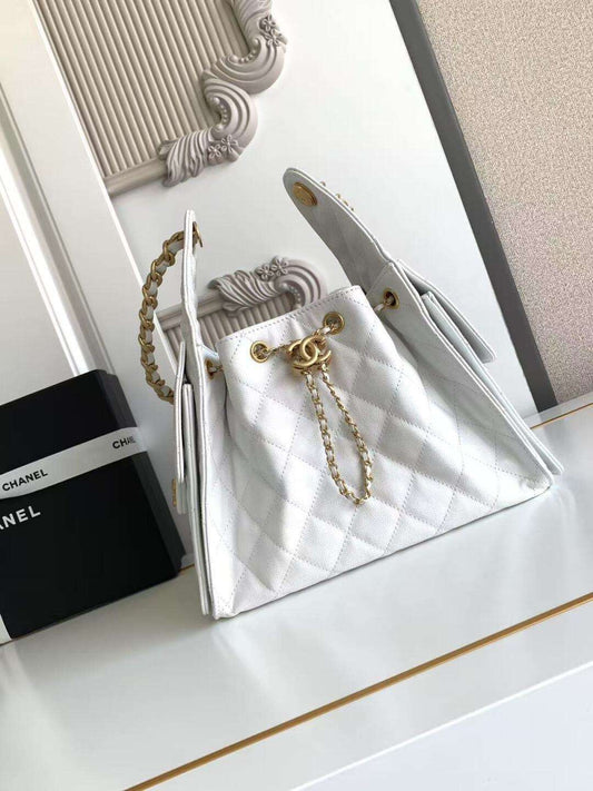 Bolsa Hobo  Chanel 25 White