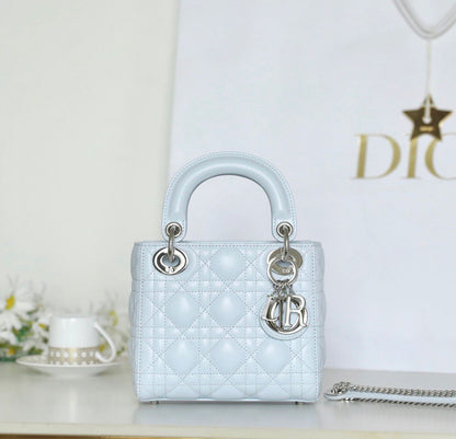 Dior Small Lady Dior Cyan