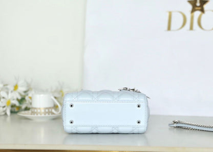 Dior Small Lady Dior Cyan
